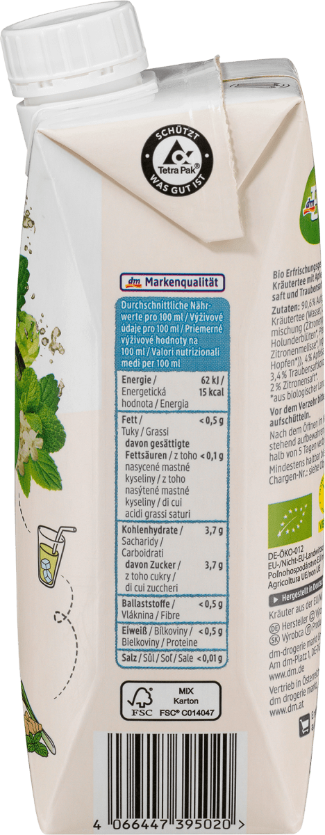 Eistee, Kräuter, 500 ml