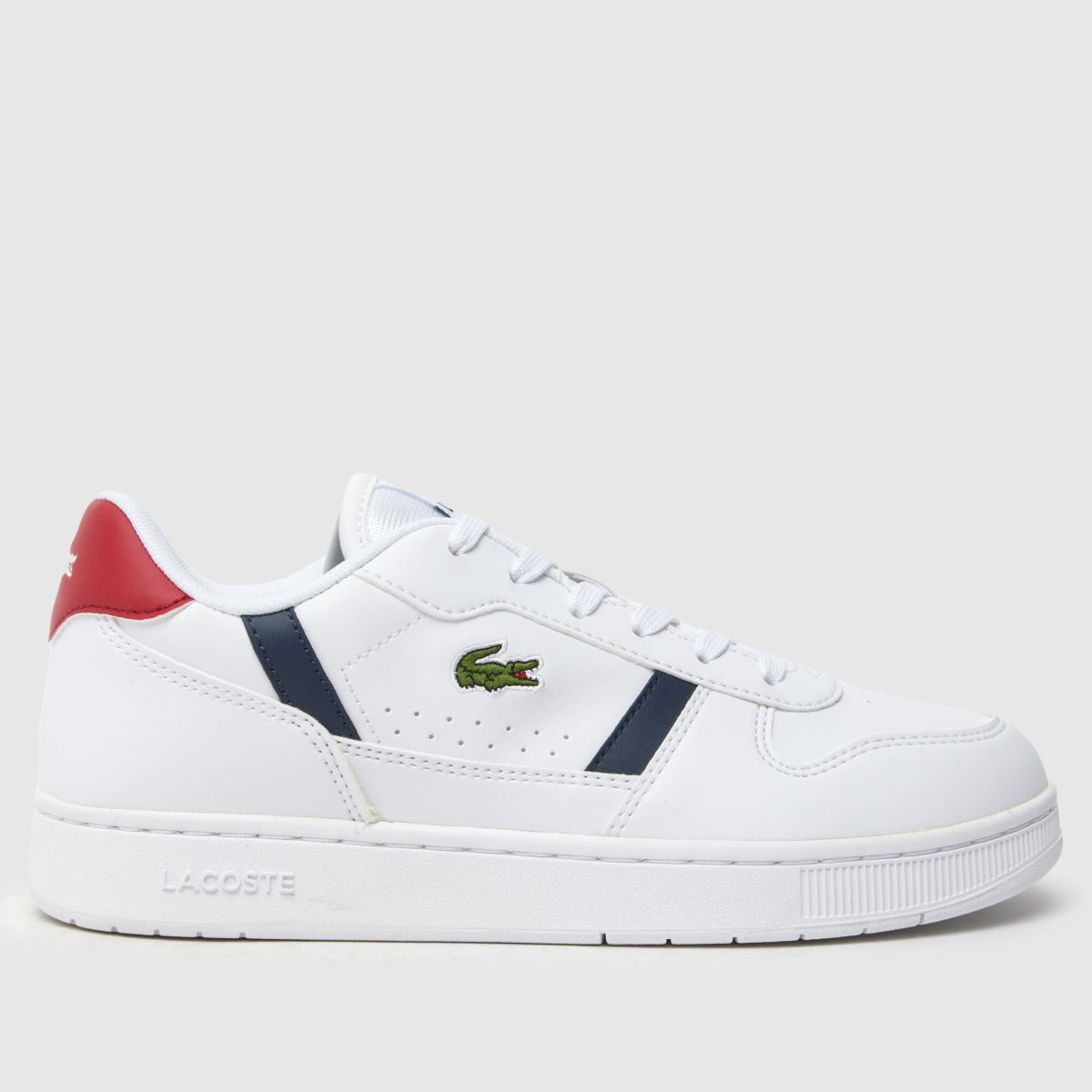 Lacoste beli komplet športnih copat z več zaponkami za majice za fante in otroke