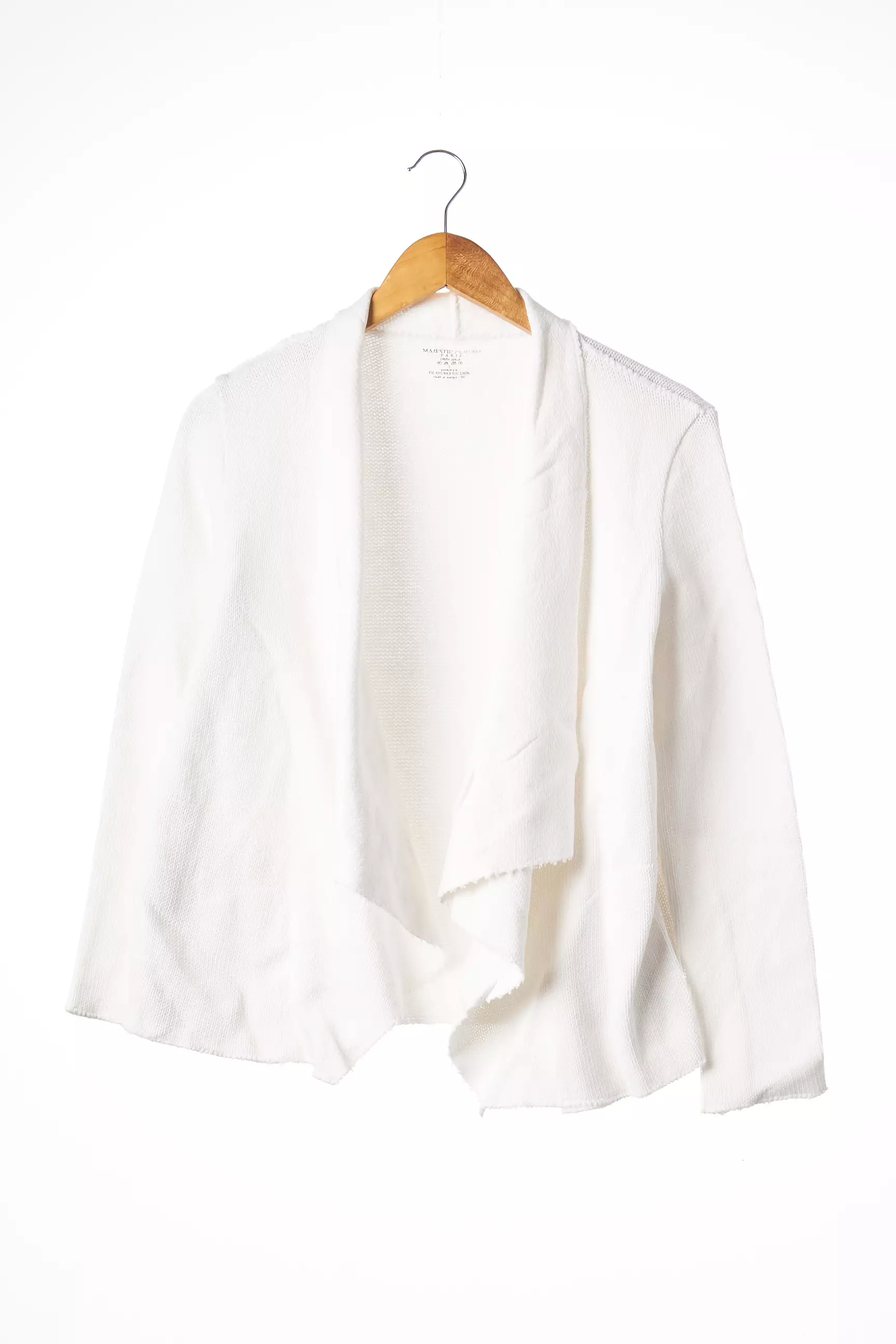 Majestic Filatures Cardigans Femme couleur blanc