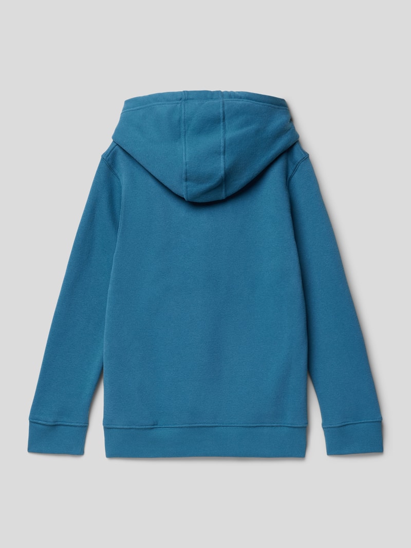 Hoodie im Used-Look in hellblau