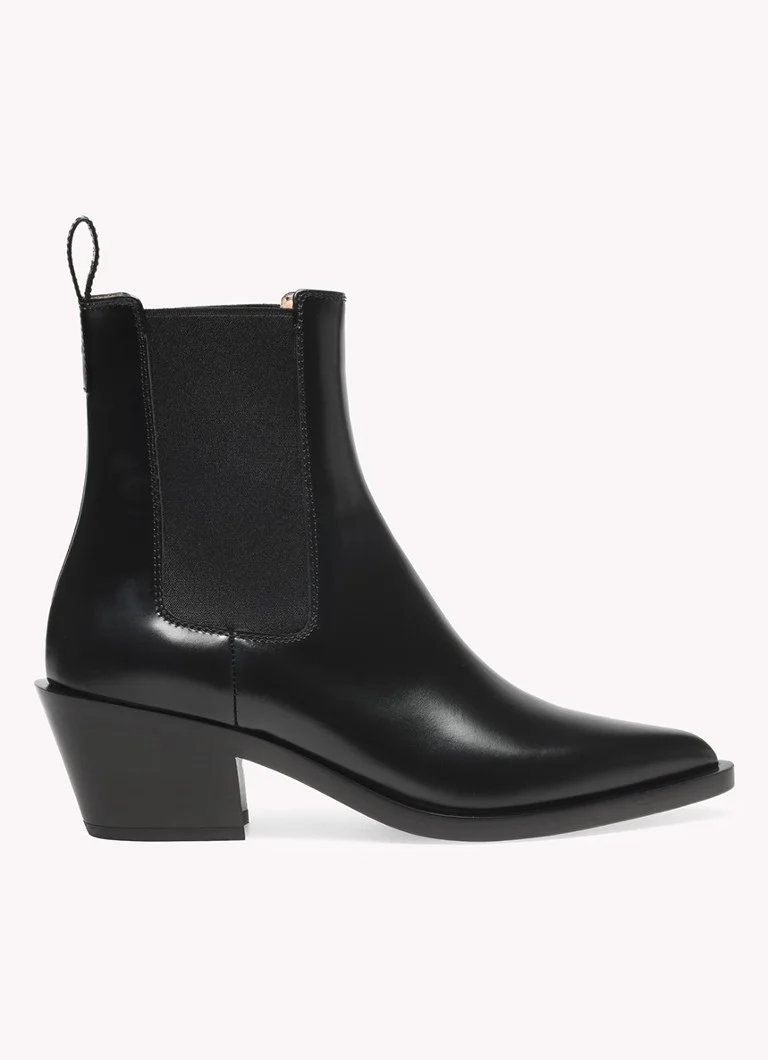 Cizme chelsea Gianvito Rossi Wylie din piele de vițel.