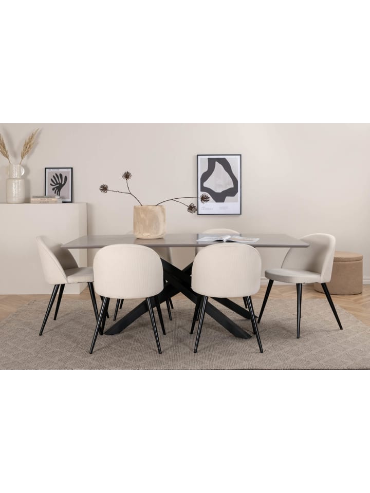 ebuy24 Essgruppe Piazza 22 (7-teilig) Beige 90 x 180 cm günstig kaufen onesize