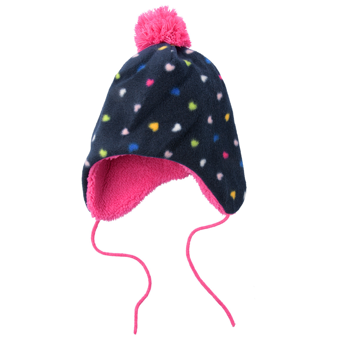 Baby Mütze mit Herz-Allover