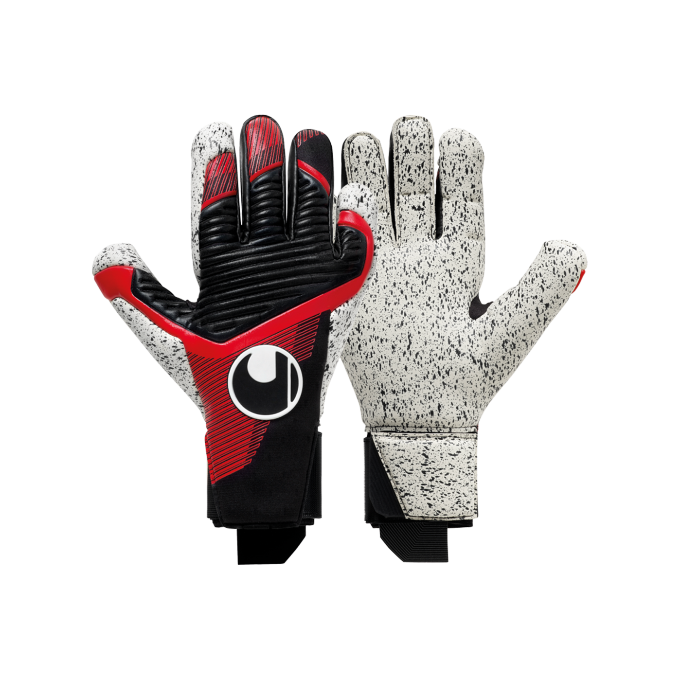 Uhlsport Powerline Supergrip+ TW-Handschuhe Schwarz Rot F01