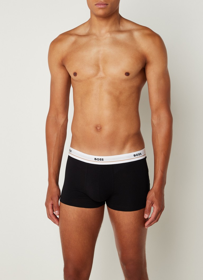 Lot de 5 boxers HUGO BOSS avec ceinture logotée