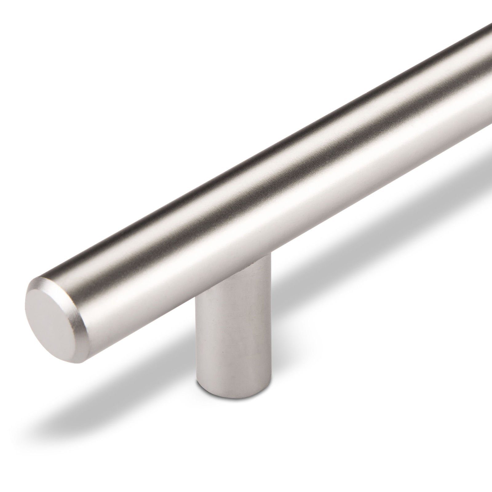 SO-TECH® Möbelgriff Stangengriff G12 Chrom matt Ø 12 mm BA 64 - 480 mm, Griff Schrankgriff Schubladengriff - incl. Schrauben
