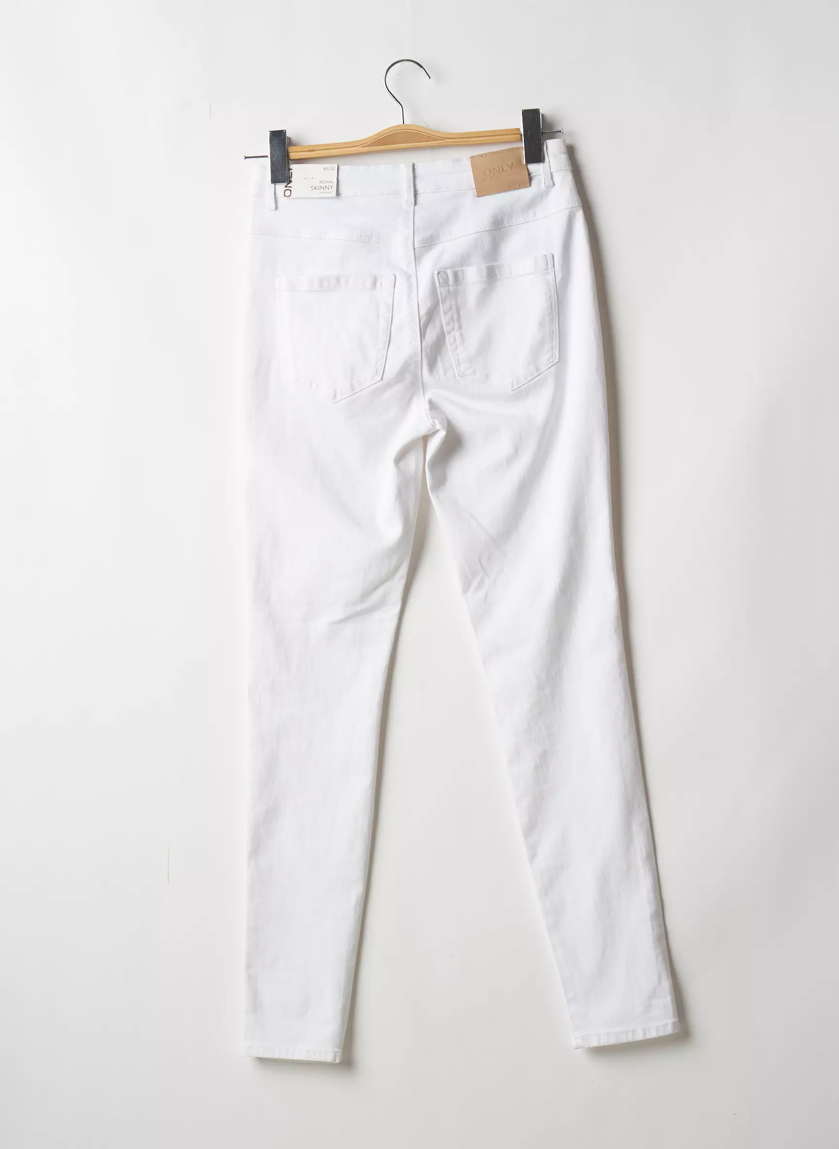 Only Jeans Skinny Femme couleur blanc