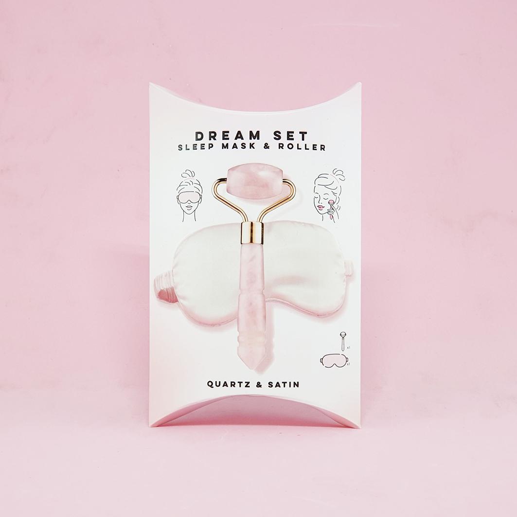Dream Set Schlafmaske & Quarzroller