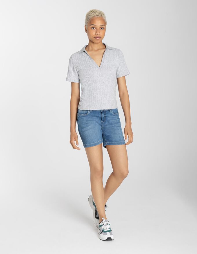 Poloshirt - V-Ausschnitt