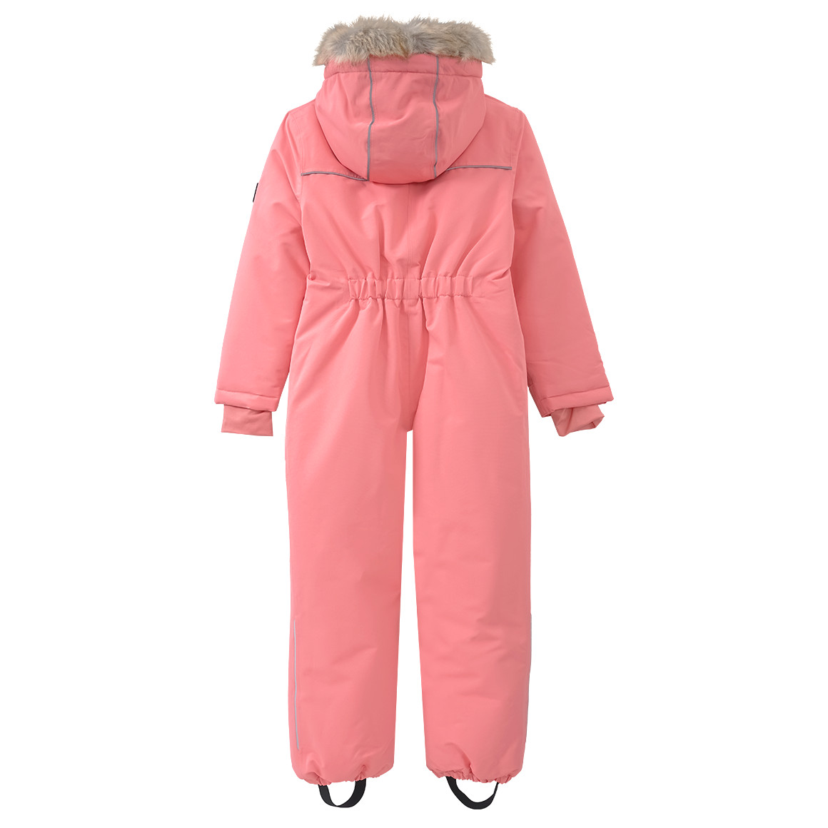 Kinder Schneeoverall mit Fellimitat