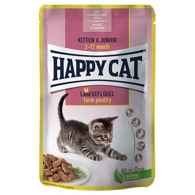 Happy Cat Pouch Meat in Sauce 12 x 85 g
