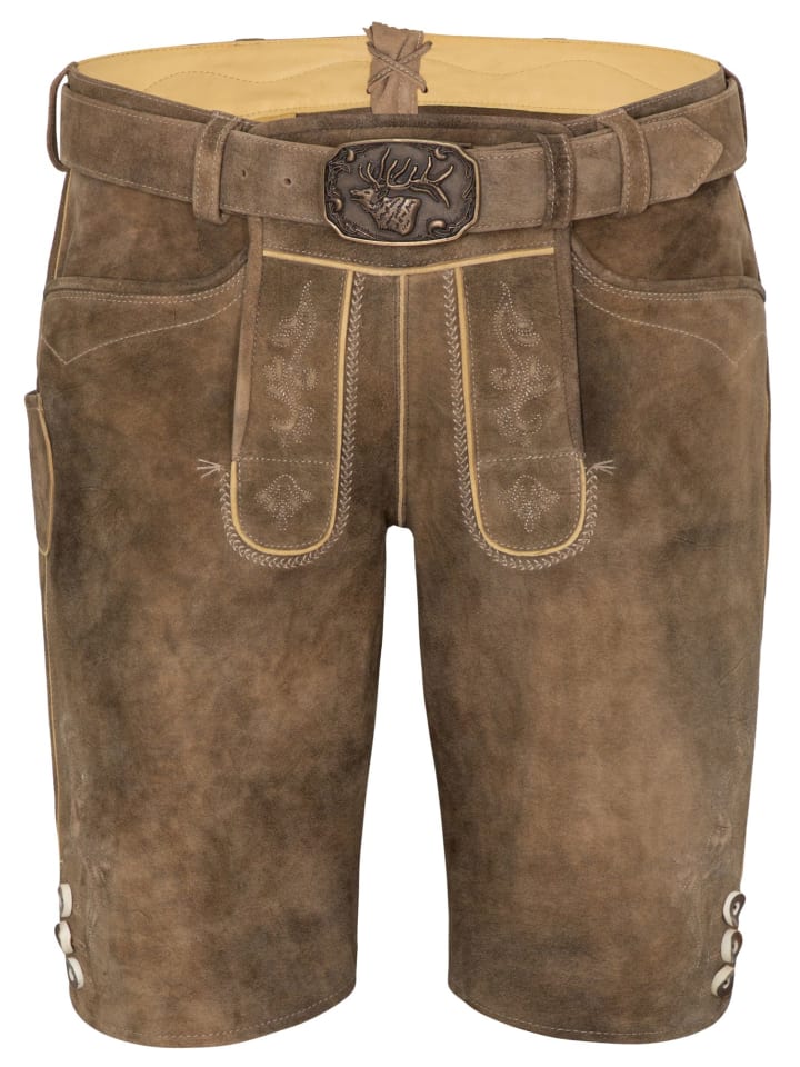 Spieth & Wensky Lederhose in braun günstig kaufen