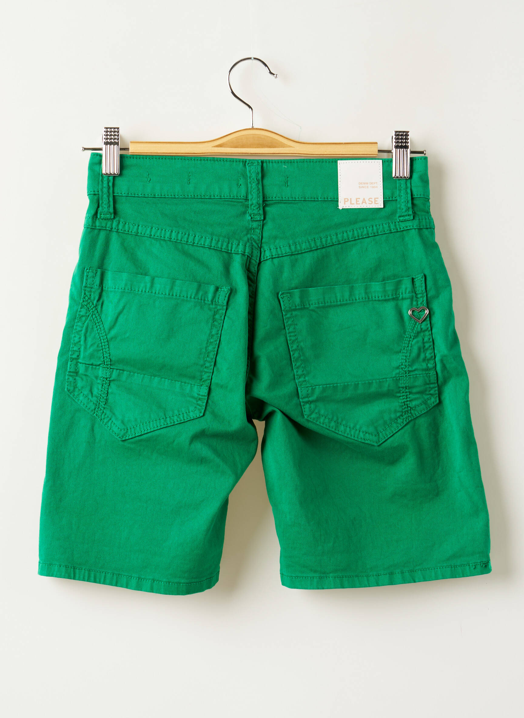 Please Shorts 1 Femme couleur vert