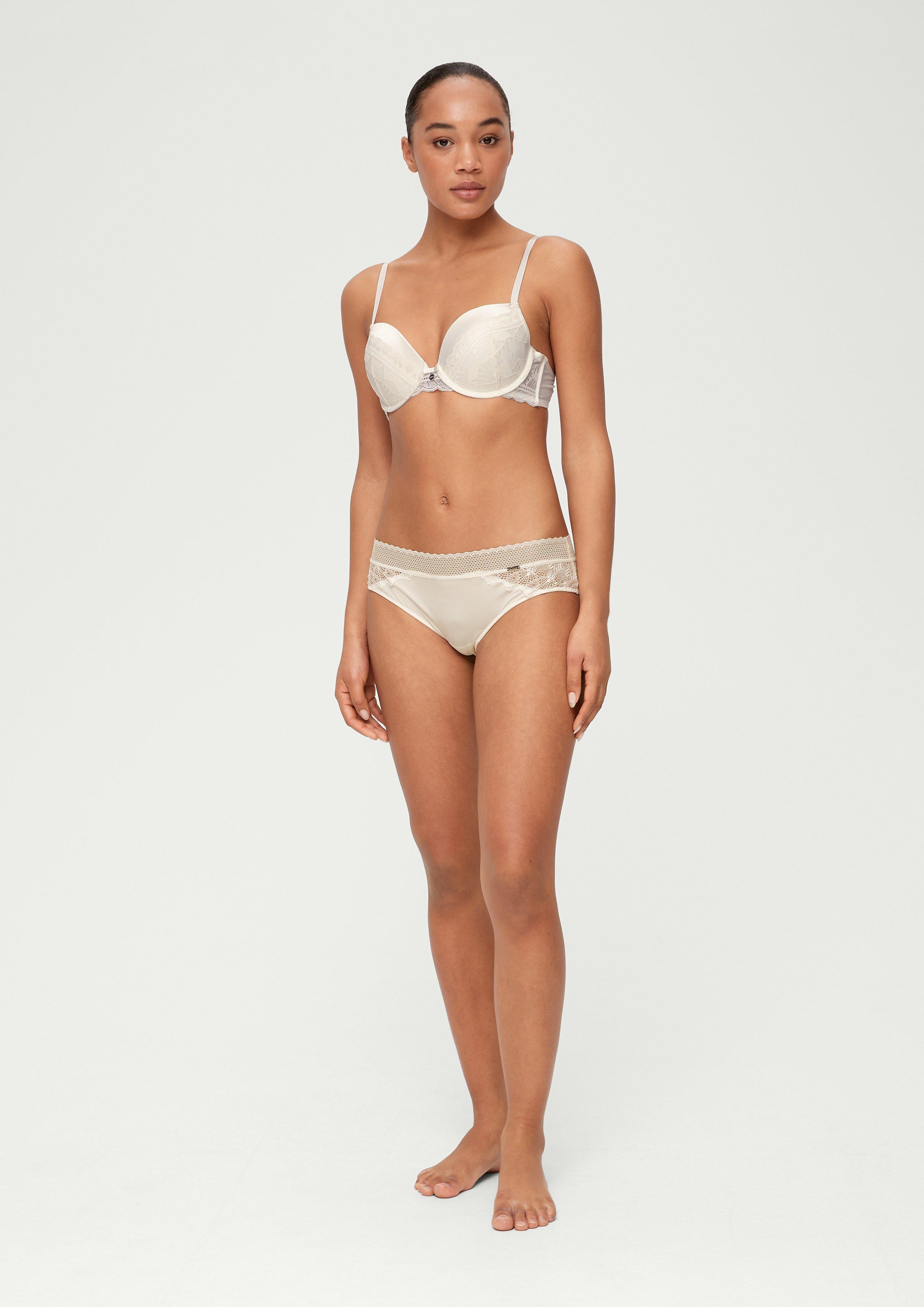 Slip mit Materialmix  6006257-0900