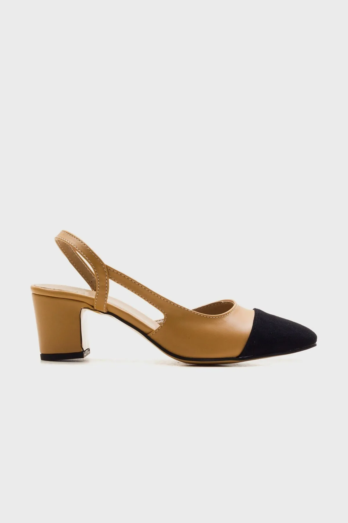 LuviShoes  Skin Skin Damen-Schuhe mit Absatz aus schwarzem Wildleder