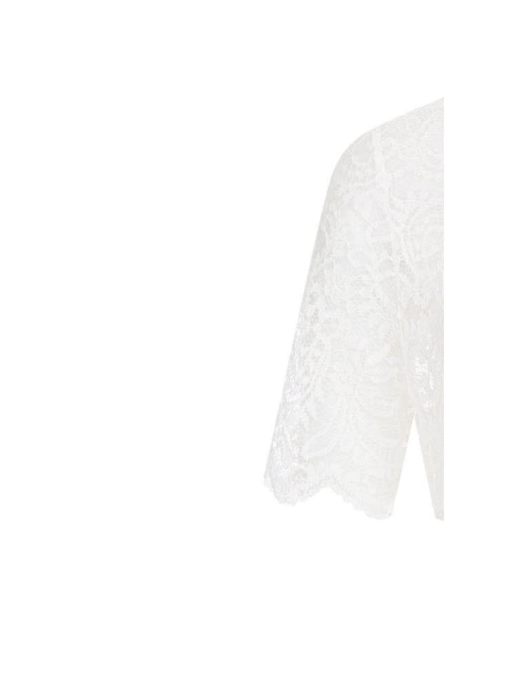 Nübler Dirndlbluse kurzarm Berta in Creme günstig kaufen