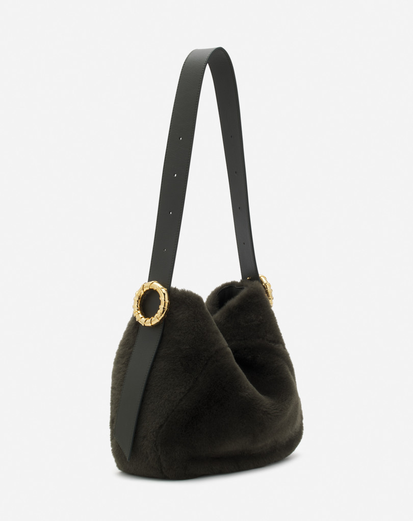 SAC MELODIE HOBO PM EN SHEARLING