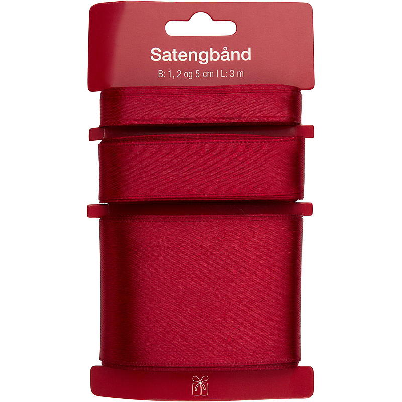 Giform Satengbånd 1/2/3 cm l: 3 m