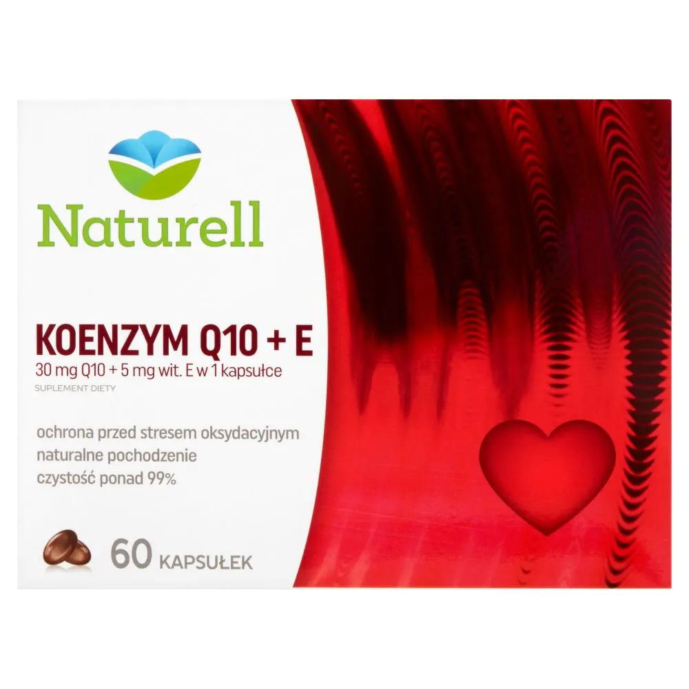 Naturell koenzim Q10 + vitamin E, kapsule