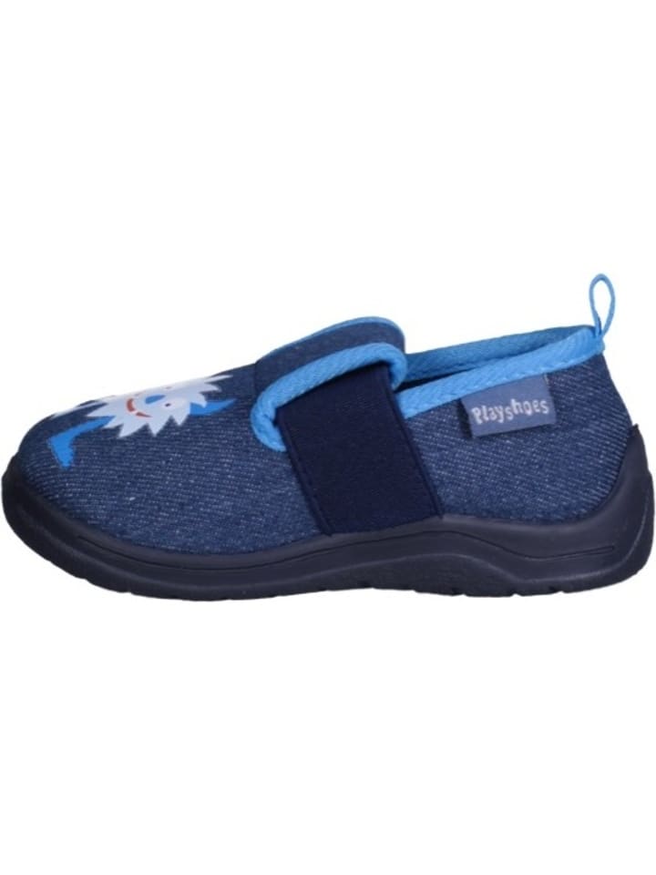 Playshoes Kinder Hausschuh in Blau günstig kaufen 30/31