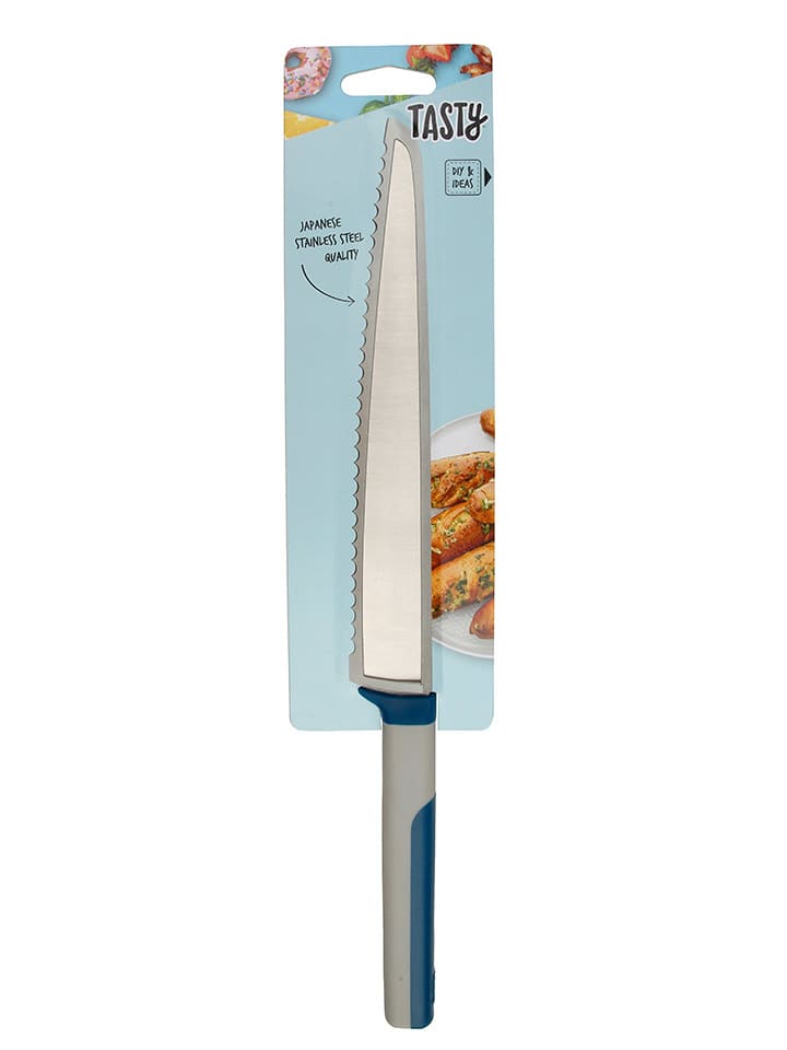 Tasty Brotmesser in Grau/ Blau - (H)35,5 cm günstig kaufen onesize