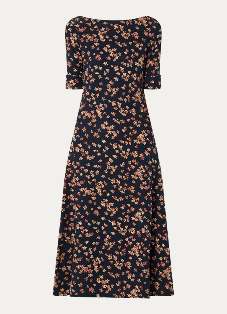 Ralph Lauren midi haljina s printom lišća