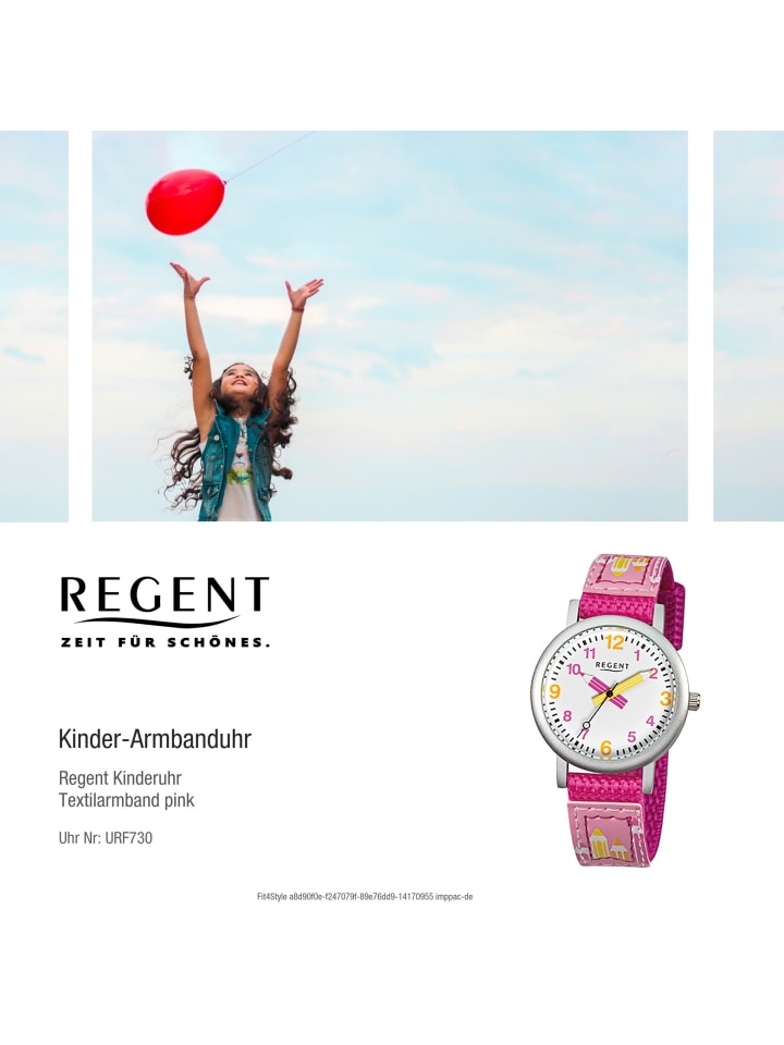 Regent Analog-Armbanduhr Regent Kinderuhren pink klein (ca. 29mm) günstig kaufen onesize