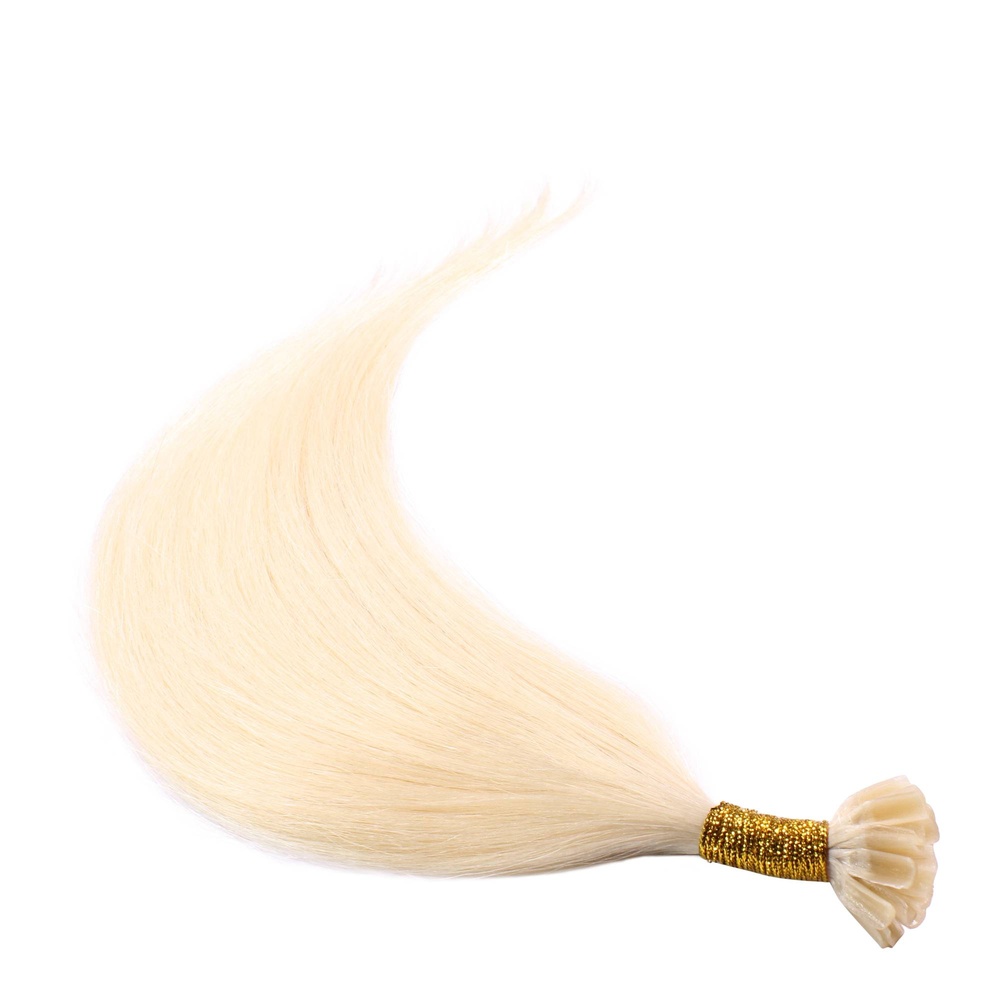 hair2heart Extensions à chaud Bonding Premium cheveux naturels #60 Blond clair 0.5g extensions