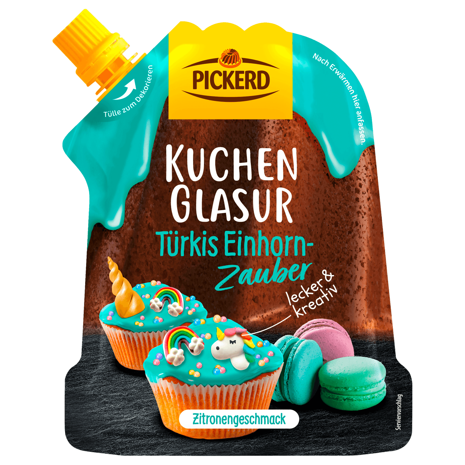 Pickerd Kuchenglasur Türkis Einhornzauber 125g