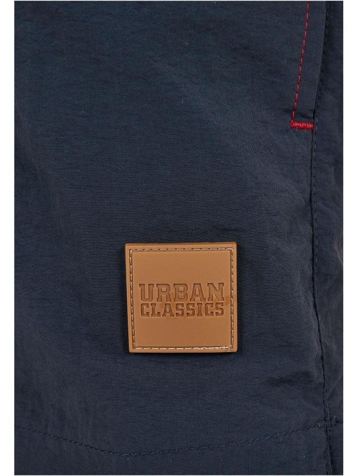 Urban Classics Urban Classics Badeshorts in navy/burgundy günstig kaufen
