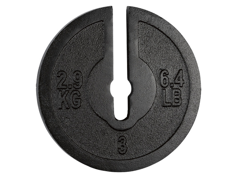 CRIVIT Kettlebell-Set, verstellbar, 18 kg