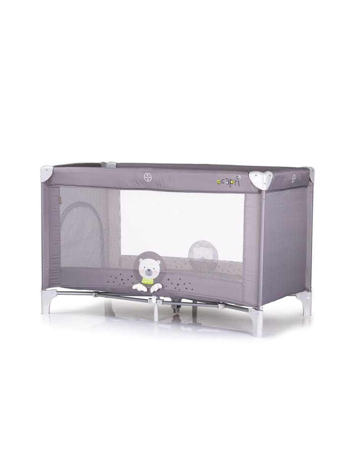 Chipolino Reisebett Capri Tragetasche in grau günstig kaufen 60x120 cm