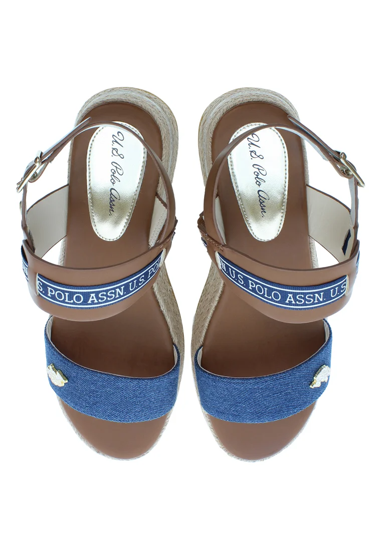 US Polo Assn. GLORY - Sandalias de cuña