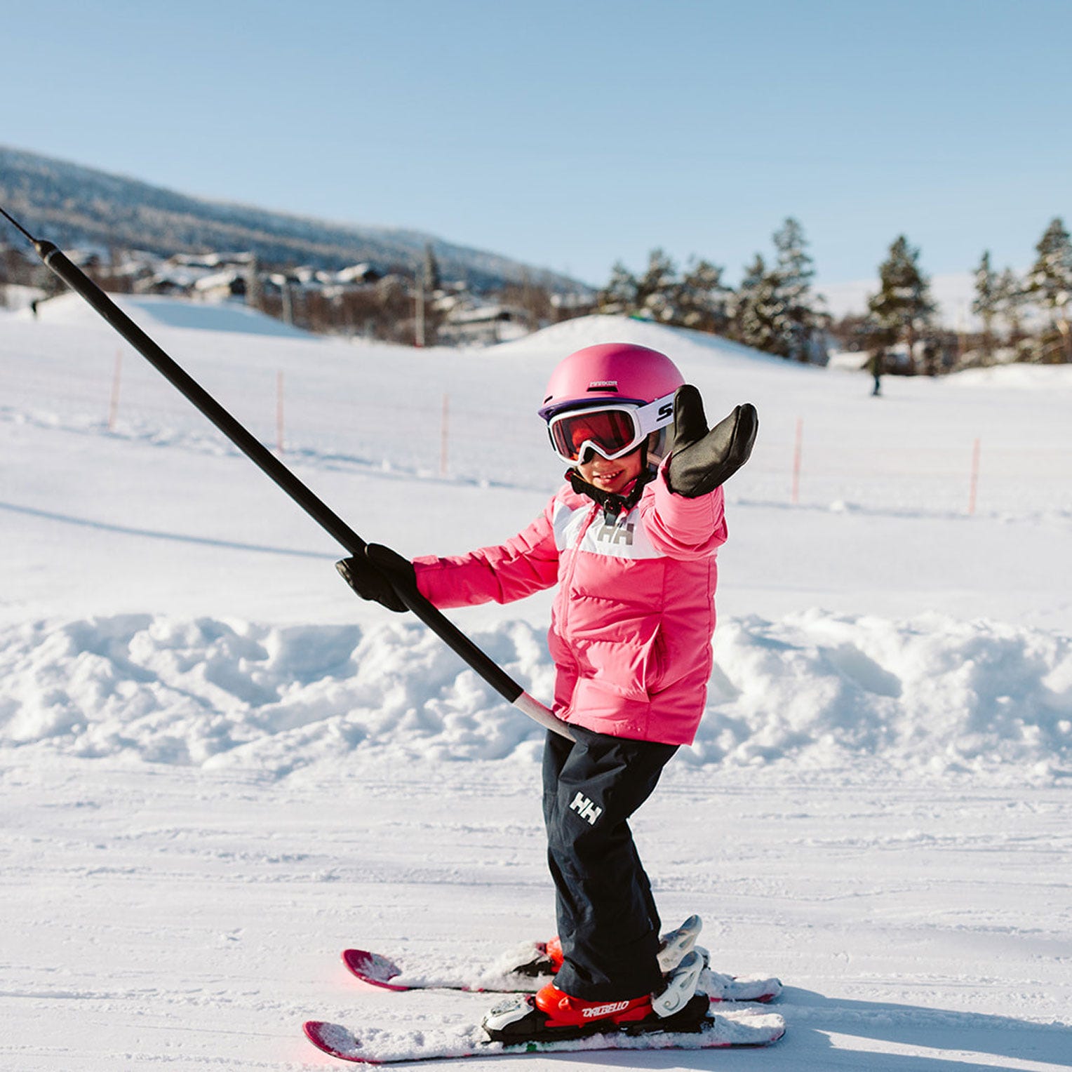 Kids’ Vertical Insulated Ski Jacket