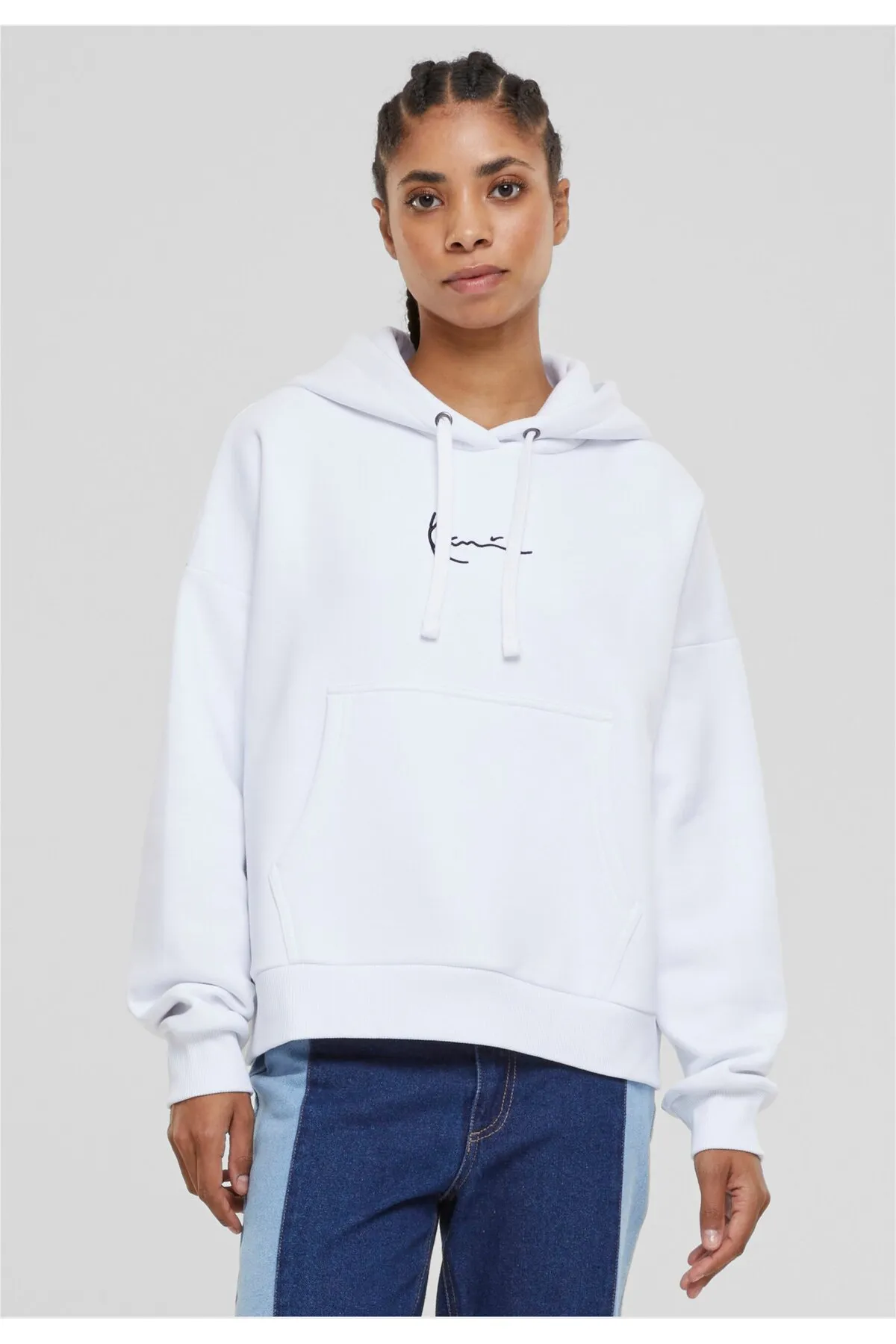 KARL KANI  Damen KWHD031-002-01 KK Small Signature Essential OS Hoodie