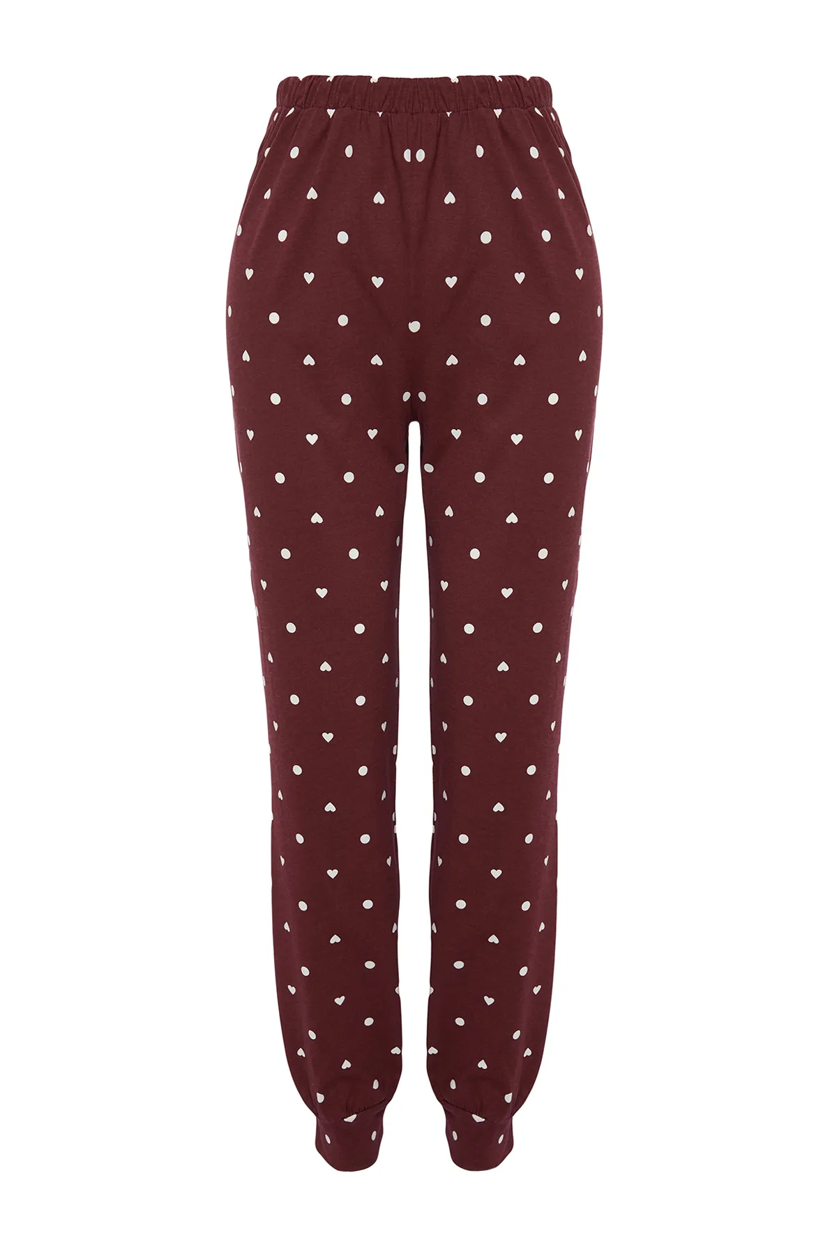 Trendyol Collection  Pyjamahose - Bordeaux - Jogger