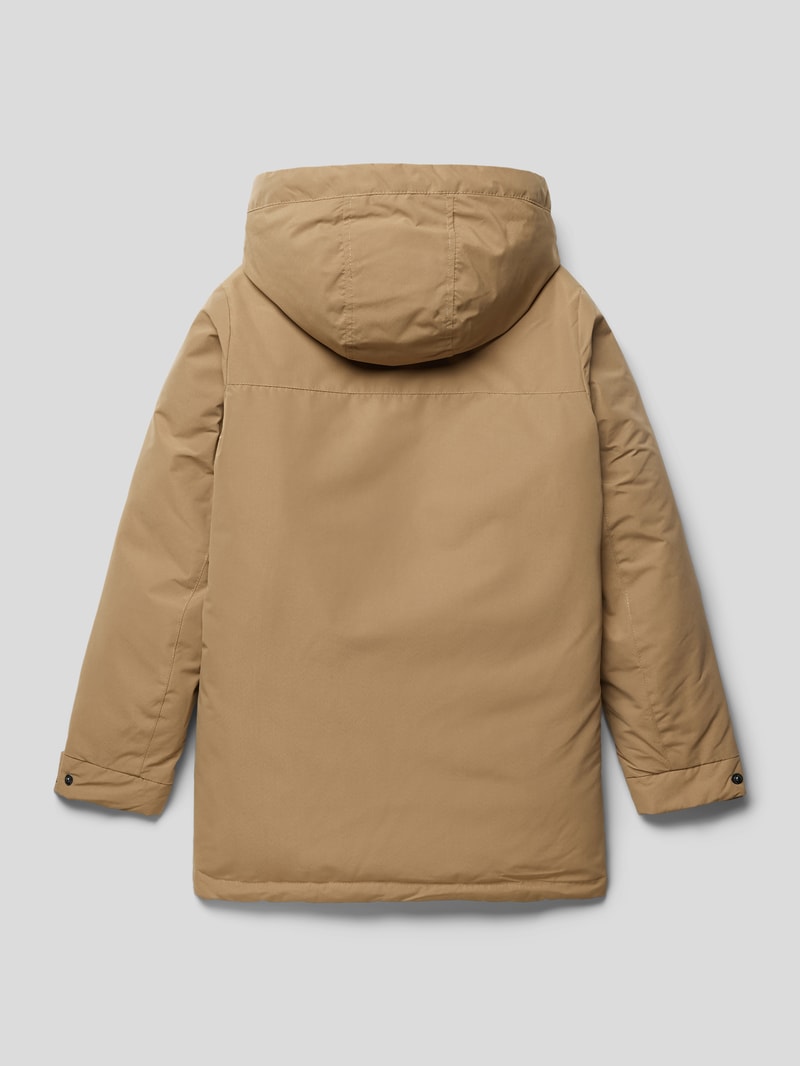 Jacke mit Kapuze Modell 'CHAMP' in schilf