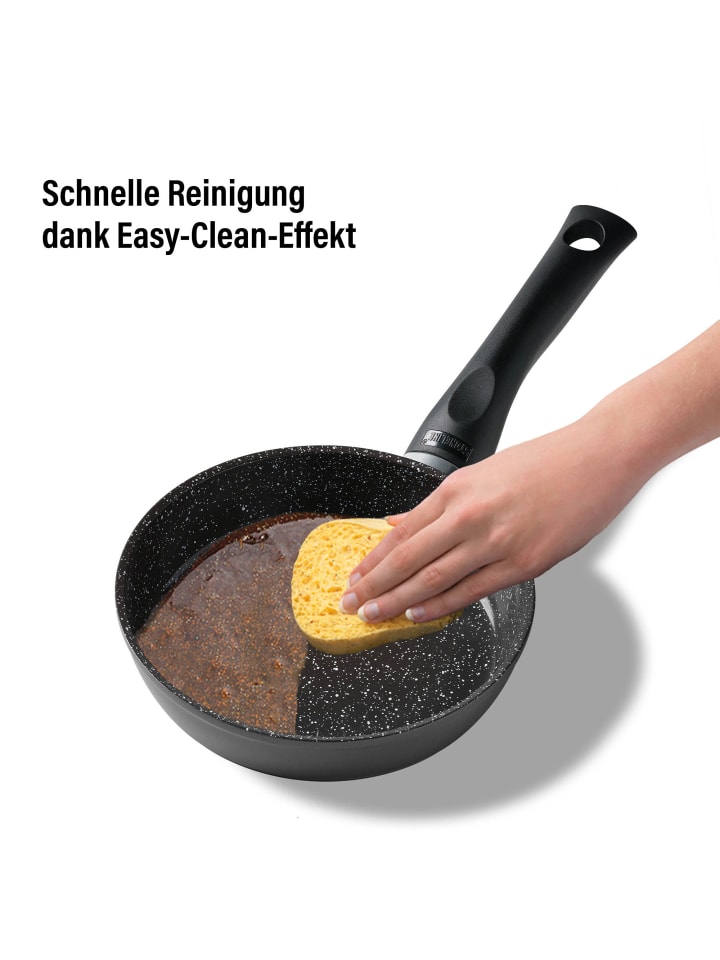 Stoneline Keramik Bratpfanne 16 cm | ohne Deckel in Schwarz günstig kaufen Ø 16 cm