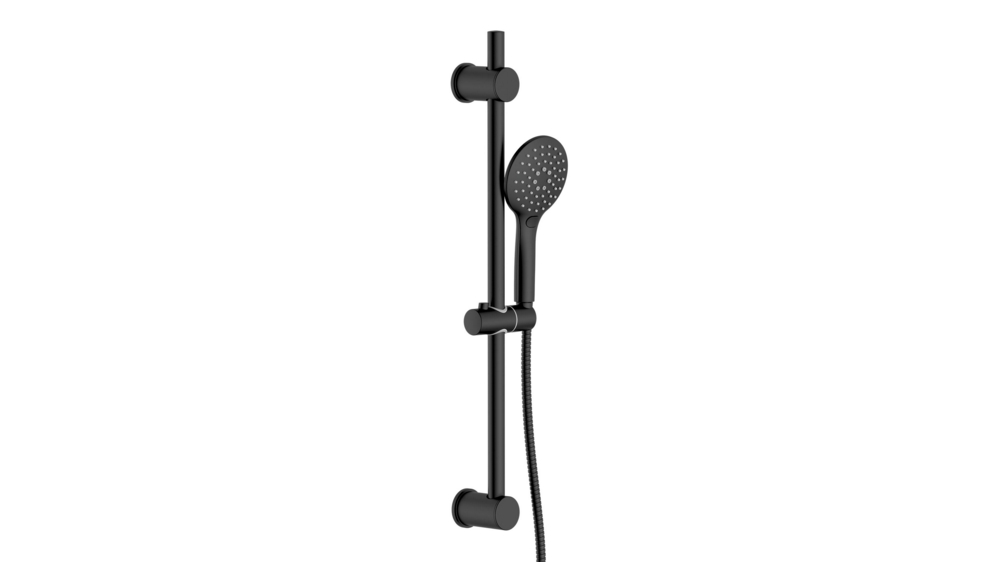 Schütte Duschset RAVEN Schwarz matt