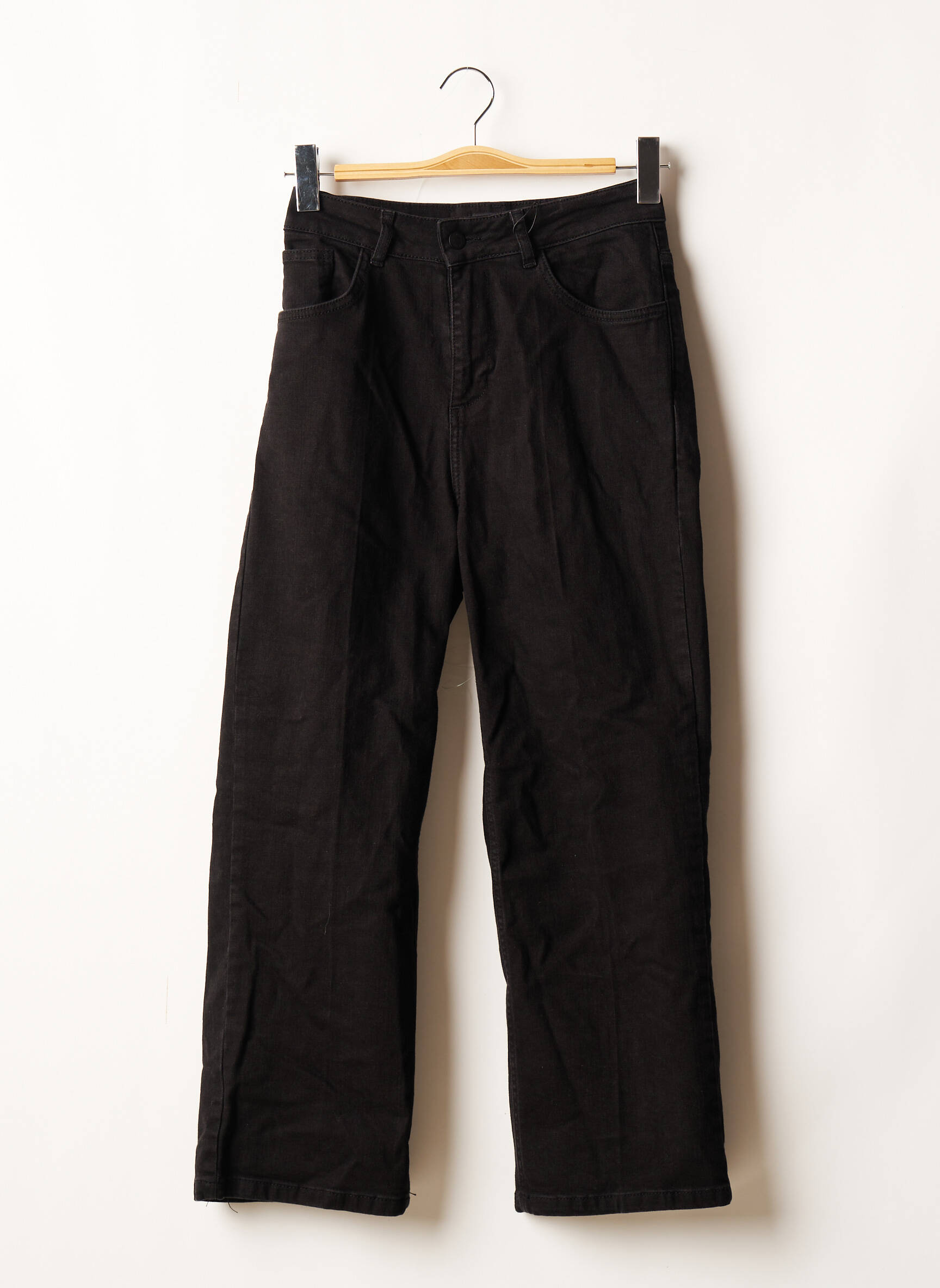 Astrid Black Label Jeans Coupe Large Femme couleur noir