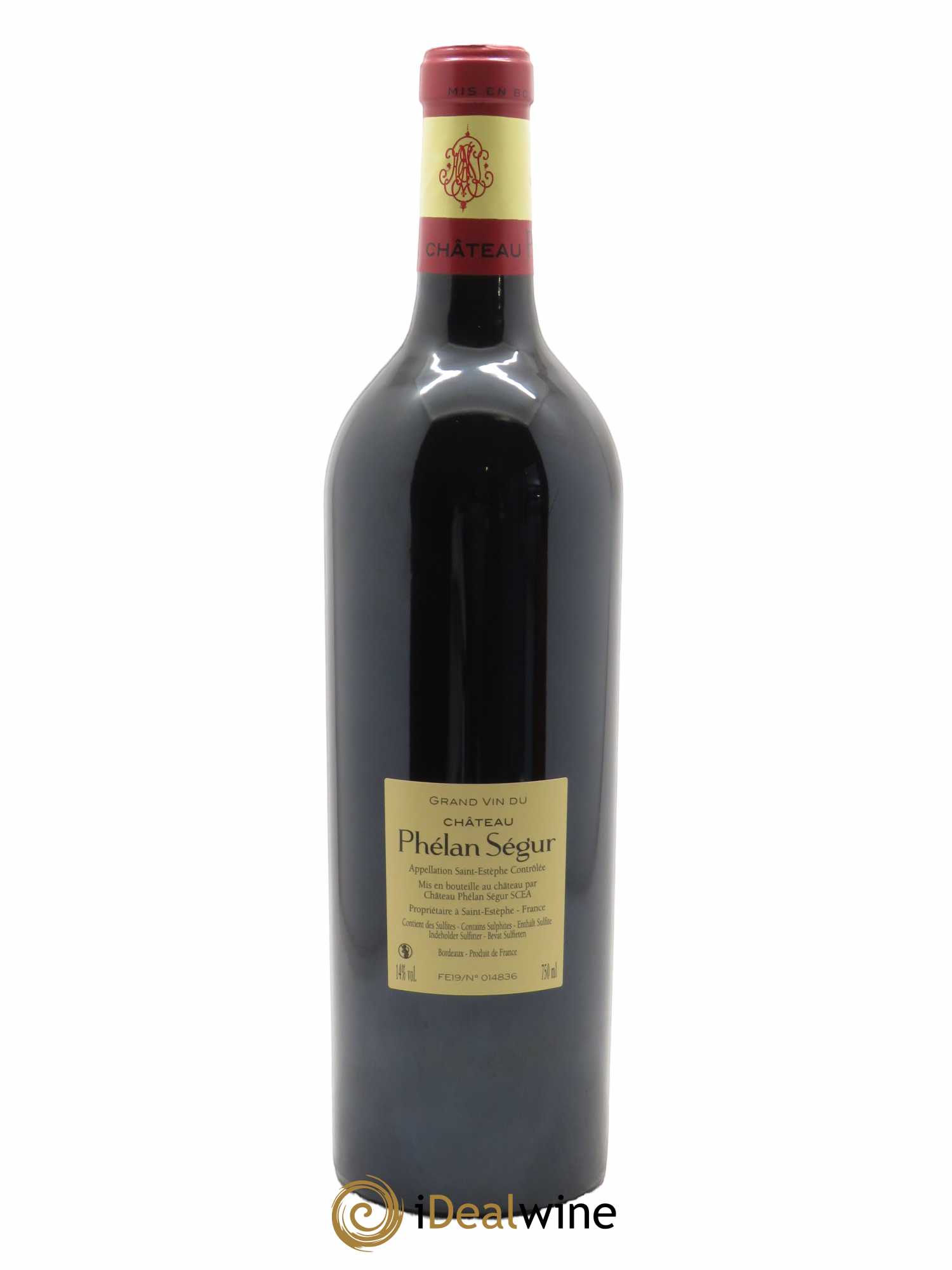 Château Phélan Ségur (CBO à partir de 6 bts) 2019 - Lot de 1 Bouteille