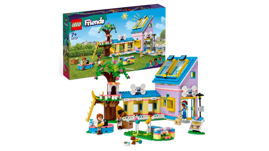 LEGO Friends 41727 Hunderettungszentrum, Tierarzt Spielzeug für Kinder