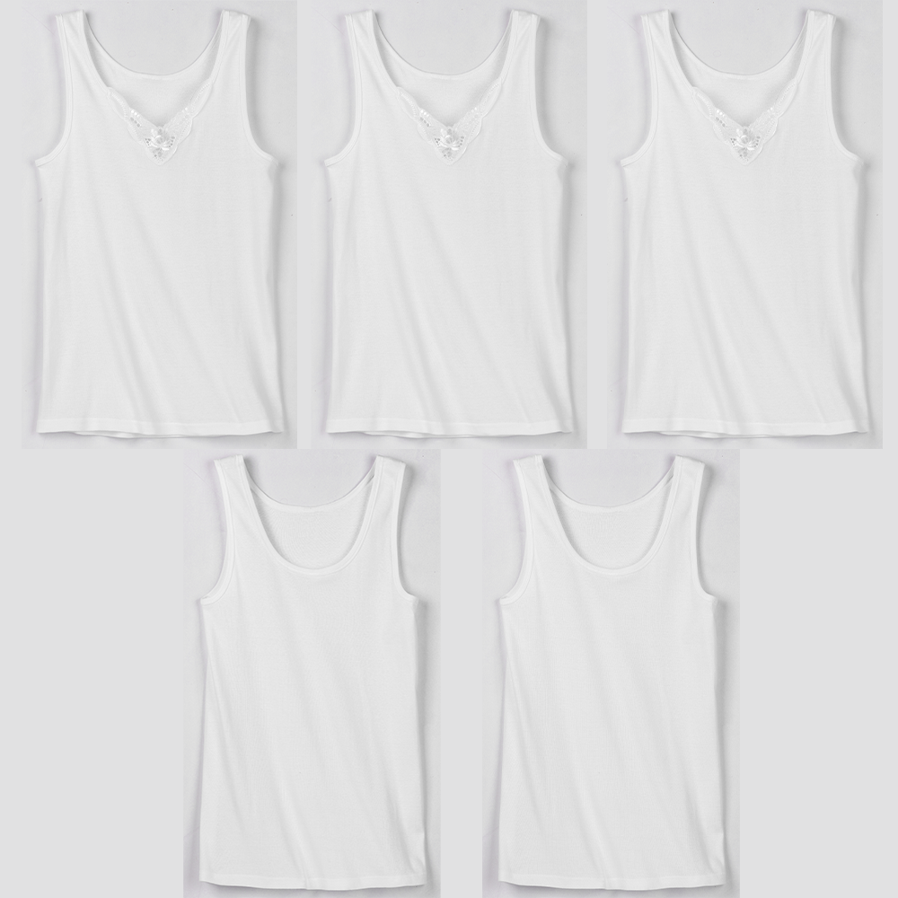 Lady Life Unterhemd 5er-Pack für Damen