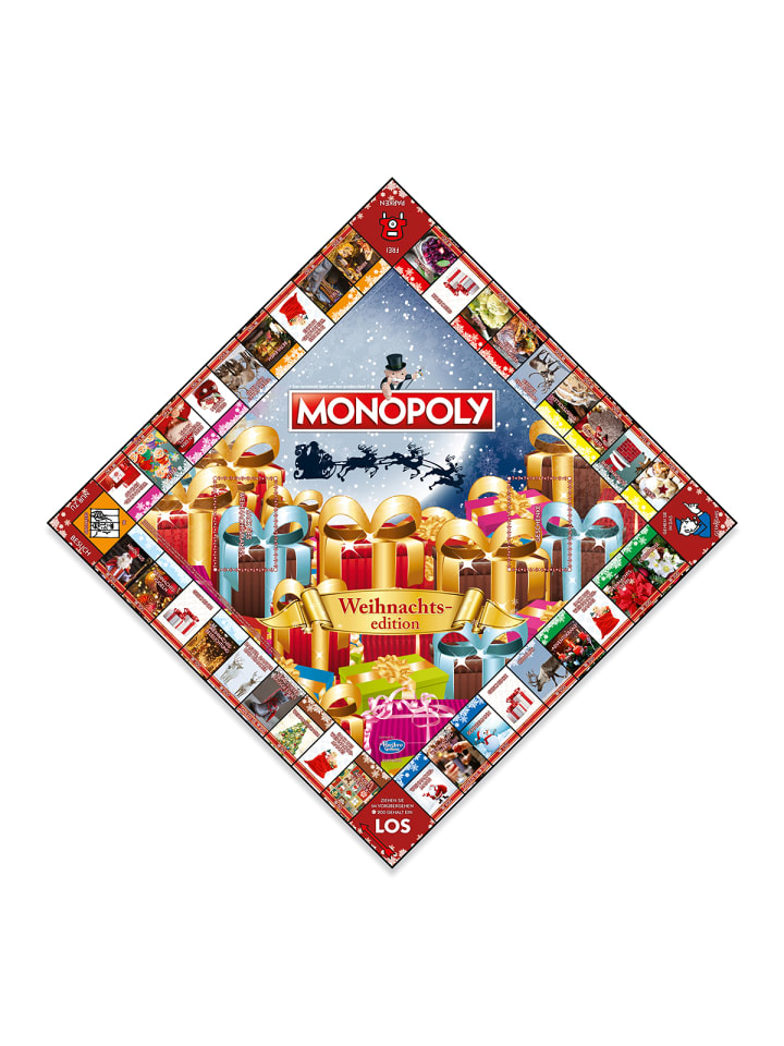 Winning Moves Monopoly Weihnachten Gesellschaftsspiel Brettspiel in bunt günstig kaufen onesize