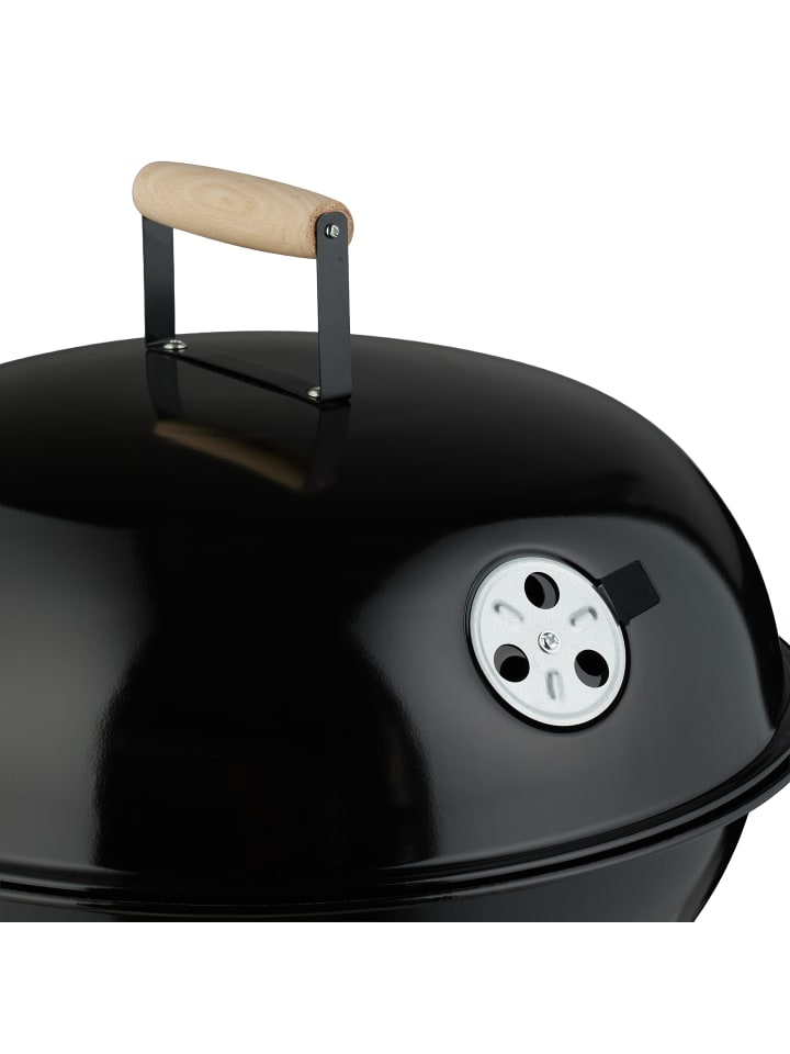 relaxdays Kugelgrill in Schwarz - Ø 44 cm günstig kaufen onesize