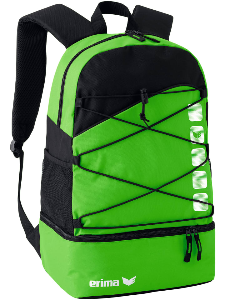 erima Club 5 Multifunktionsrucksack mit Bodenfach in green/schwarz günstig kaufen onesize