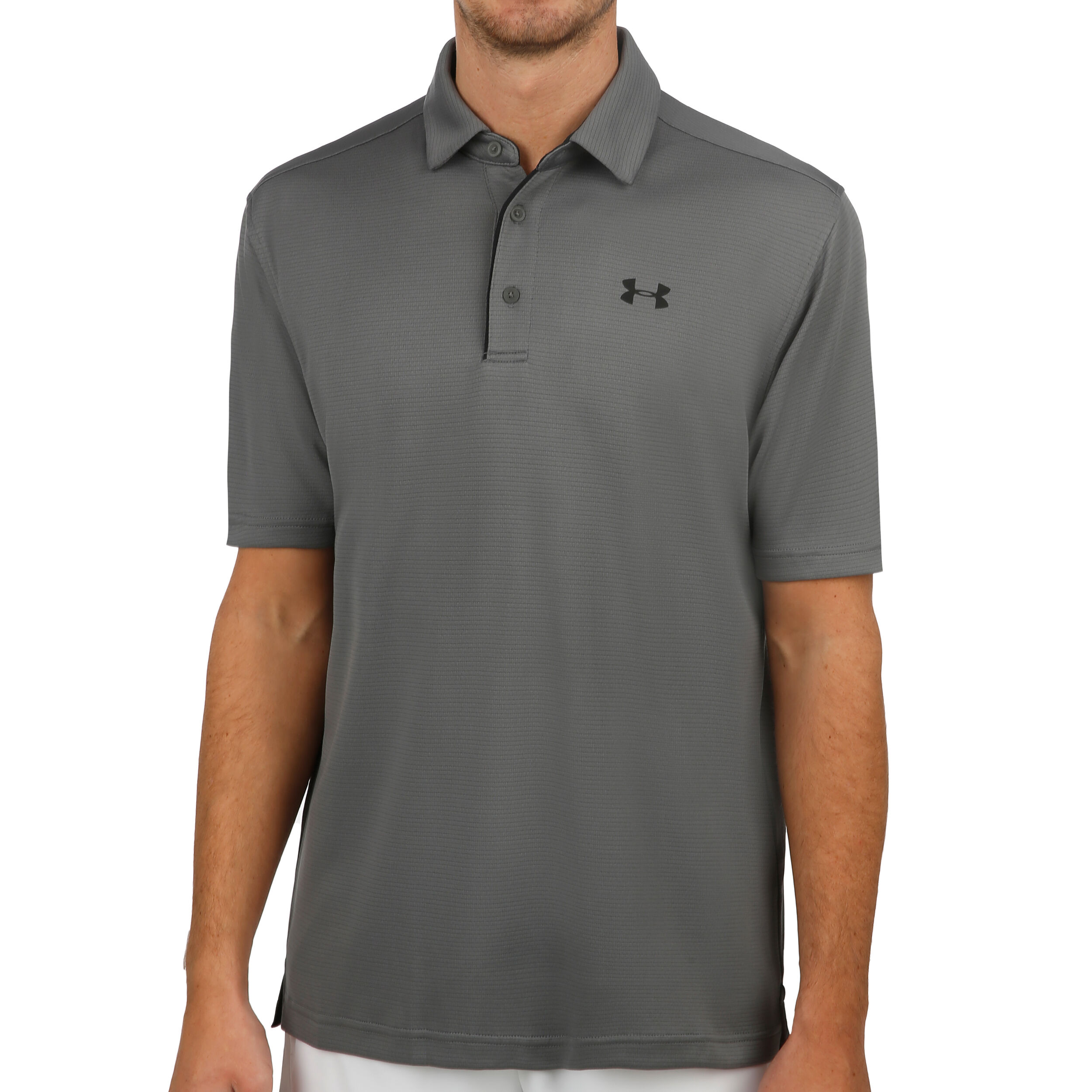 Tech Polo Herren - Grau, Schwarz