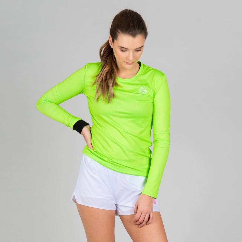 BIDI BADU Pia Tech Roundneck Longsleeve Tennisshirt Damen