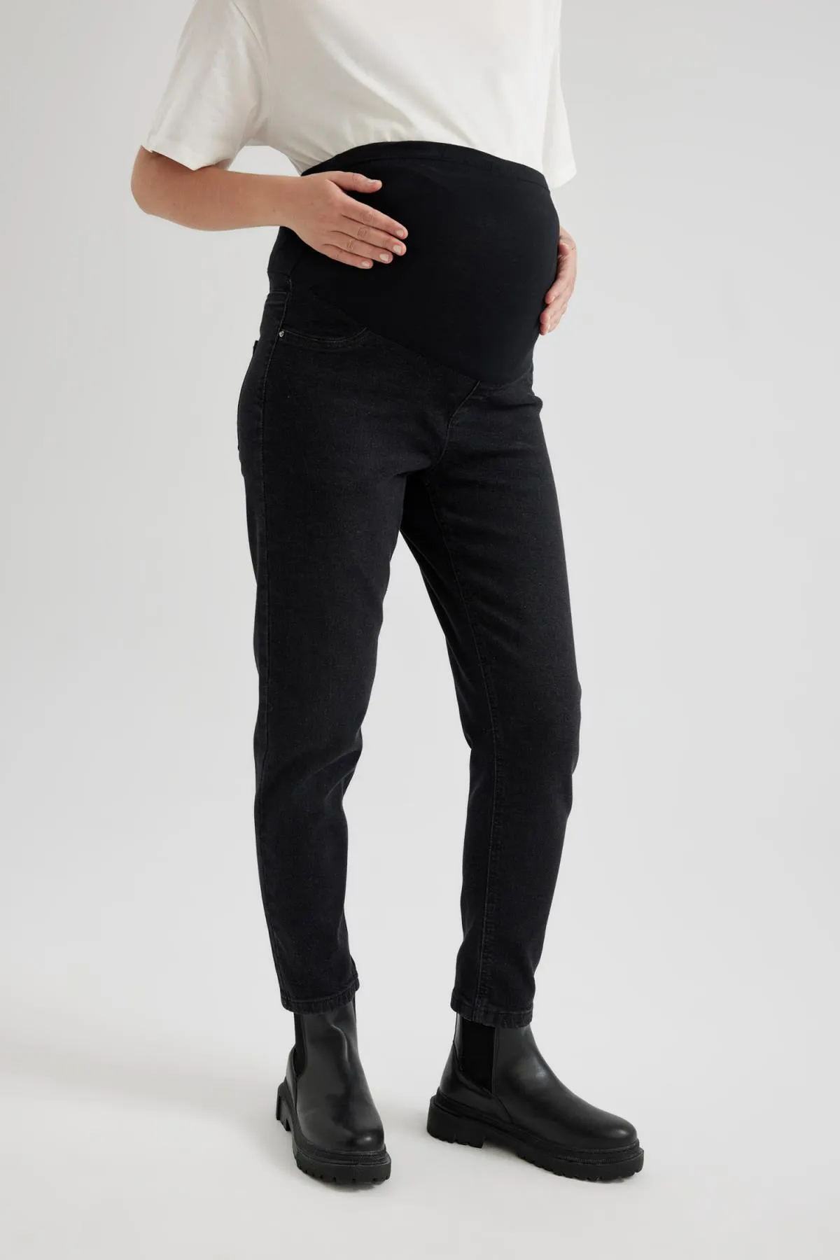 DeFacto  Lange Umstandshose mit hoher Taille und zerrissenen Details - Tycob63njn169628932537002