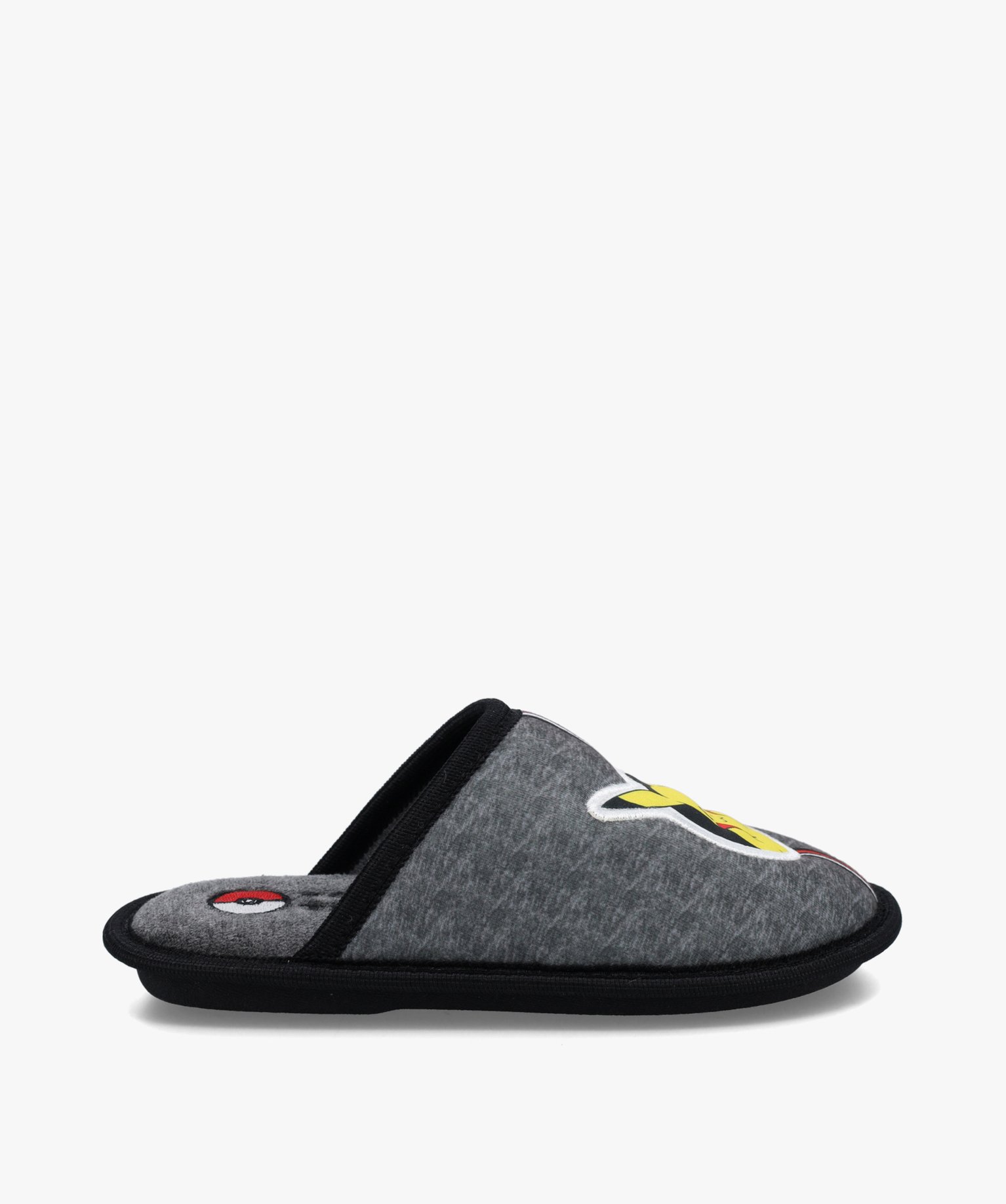 Chaussons Garçon mules en jersey Pikachu - Pokémon gris | GEMO